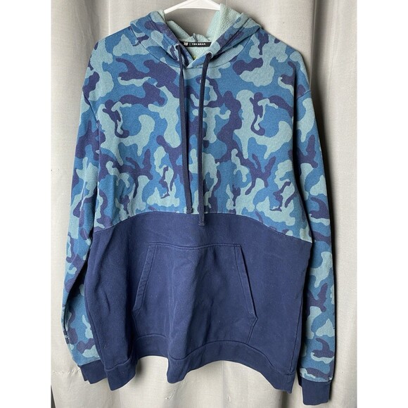 Tek Gear Other - Tek Gear Ultra Soft Fleece Mens Sz XXL Blue W/Camo  Hoodie